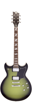 Reverend KYLE SHUTT Signature Semi Hollow-Body Electric Guitar (Avocado Burst)