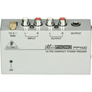 Behringer Pp400 Ultra Compact Phono Preamplifier - Red One Music