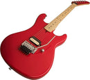Kramer K84ARACF The 84 Guitare électrique avec simple Seymour Duncan Humbucker – Rouge radiant