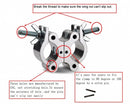 LC Group LCG-10021T Coupleur pivotant - Argent