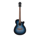 Ibanez AEG50IBH AEG - Corps AEG table en épicéa à pan coupé unique avec préampli AEQ-TTS - Indigo Blue Burst brillant