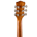 Guitare acoustique/électrique à 6 cordes Luna FLORA Rose - Naturel brillant