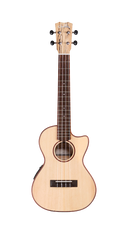 Cordoba 24T-CE Ukulélé ténor pan coupé en épicéa - Finition naturelle avec préampli