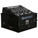 Odyssey FZ1004BL - Rack Combo Pro vertical 4U incliné sur le dessus noir 10U