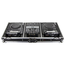 Odyssey FZ10CDJWXD Extra Deep 10″ Format DJ Mixer and Two Large Format Media Players Coffin Flight Case