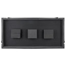 Odyssey FZ10CDJWXDBL Black Extra Deep 10″ Format DJ Mixer and Two Large Format Media Players Coffin Flight Case