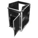 Odyssey FZ1416W - 14U Top Slanted 16U Vertical Pro Combo Rack with Casters