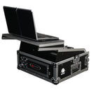 Odyssey FZGS1002 - 10U Top Slanted 2U Bottom Vertical Pro Combo Rack with Glide Platform