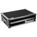 Odyssey FZGS1BM10W Reversible Format DJ Mixer and One Battle Position Turntable Coffin Flight Case w/Glide Platform  - 10″