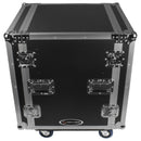 Odyssey FZS12W - Flight-case rackable 12U avec roulettes