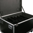 Odyssey FZUT2W - Flight case de tourisme de coffre utilitaire intérieur de 42″ x 27″ x 23″ avec plateaux d'organisation et séparateurs