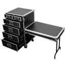 Odyssey FZWB6WDLX - Flight-case de luxe à six tiroirs avec roulettes et table d'appoint