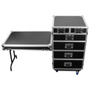 Odyssey FZWB6WDLX - Flight-case de luxe à six tiroirs avec roulettes et table d'appoint