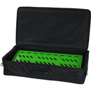 Gator GPB-XBAK-GR Pédalier en Aluminium Extra Large avec Sac de Transport - Vert Screamer