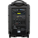 Galaxy Audio TV10 Traveler 10" Portable PA System with CD Player/Audio Link Transmitter & 2 Handheld Wireless Microphones