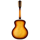Guild USA F-512E Maple ATB - 12-String Jumbo Acoustic Electric Guitar - Antique Burst Nitro