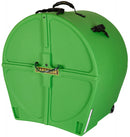 Hardcase HNP22BLG 22" Bass Drum Case with Wheels and Pull Handle (Light Green)