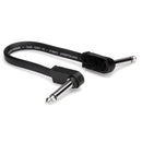 Hosa CFP-118 Câble de raccordement plat pour pédalier de guitare à angle droit vers angle droit – 45,7 cm
