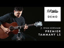 D'Angelico DAPLSOMMAHCP PREMIER TAMMANY Series - Guitare électrique acoustique Tammany LS Orchestra - Acajou satiné