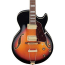 Ibanez Artcore AG75GBS Guitare électrique Hollowbody avec micros Classic Elite - Brown Burst