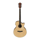 Ibanez AE275BTLGS AE - Guitare acoustique baryton avec table en épicéa massif - Naturel faible brillant