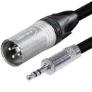 Digiflex NKXM-10 Male 1/8'' TRS TO Male 3-PIN XLR Cable Adapter - 10' - Red One Music