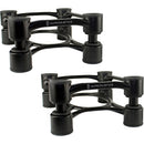 IsoAcoustics Aperta Speaker Stands Pair (Black) - Red One Music
