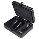 Odyssey KCC2PR2BL - Étui PRO2 noir série KROM pour deux cartouches d'aiguilles pour platine vinyle