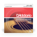 D'Addario EJ24 Phosphor Bronze Acoustic Guitar Strings True Medium 13-56