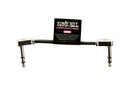 Ernie Ball 6407EB TRS Flat Ribbon Patch Cable Single Black - 3"