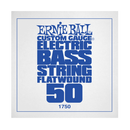 Ernie Ball 1750EB .050 Corde simple pour basse électrique à bobinage plat