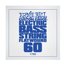 Ernie Ball 1760EB .060 Corde simple pour basse électrique à bobinage plat