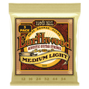 Ernie Ball 3003EB Earthwood Medium Light 80/20 Bronze Acoustic Guitar Strings - 3 Pack