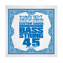 Ernie Ball 10045EB .045 Corde de basse électrique simple à très longue échelle enroulée en nickel