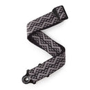 Planet Waves 50BAL03 50 mm STRAPE DE GUITARE DE LOCATION AUTO - Black Géométrique rembourrée