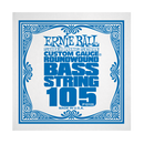 Ernie Ball 10105EB .105 Corde de basse électrique simple à très longue échelle enroulée en nickel