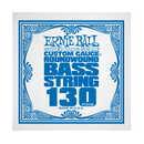 Ernie Ball 10130EB .130 Corde de basse électrique simple à très longue échelle enroulée en nickel