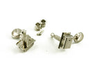 Kluson KD-6B-NMNL L6 Tuner Set Oval Metal Button - No Logo - Nickel