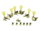 Kluson KD-3-NPK 3+3 Nickel/Pearl Keystone Button Tuner Set