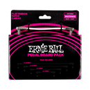 Ernie Ball 6387EB Câble de raccordement à ruban plat Multi-Pack (Blanc)