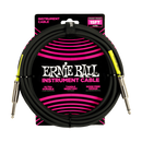 Ernie Ball 6399EB Straight Instrument Cable (Black) - 15'
