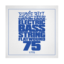 Ernie Ball 1775EB .075 Corde simple pour basse électrique à bobinage plat