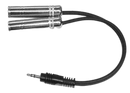 Câble en Y Link Audio AA24Y 1/8 TRS-M vers 2x 1/4 TRS-F