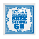 Ernie Ball 10065EB .065 Corde de basse électrique simple à très longue échelle enroulée en nickel