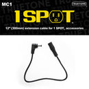 Truetone TT-MC1 Male to Female 12'' DC Adaptor Extension Cable