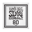 Ernie Ball 10680EB .080 Corde de basse électrique à simple bobinage en cobalt