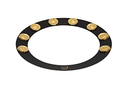 Meinl BBP13 Backbeat Pro Tambourine with Brass Ring and Jingles for 13'' Snare Drums