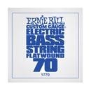 Ernie Ball 1770EB .070 Corde simple pour basse électrique à bobinage plat