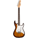 Michael Kelly MK63STSERB 1963 H/S/S Guitare électrique avec touche en ébène – Tobacco Burst