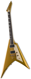 ESP LTD KH-V KIRK HAMMETT Signature Electric Guitar (Metallic Gold)